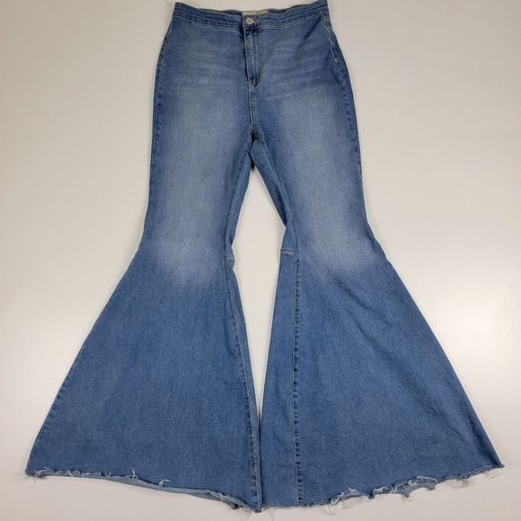 Free People Just Float High Rise Flare Jeans 31 - Picture 4 of 8
